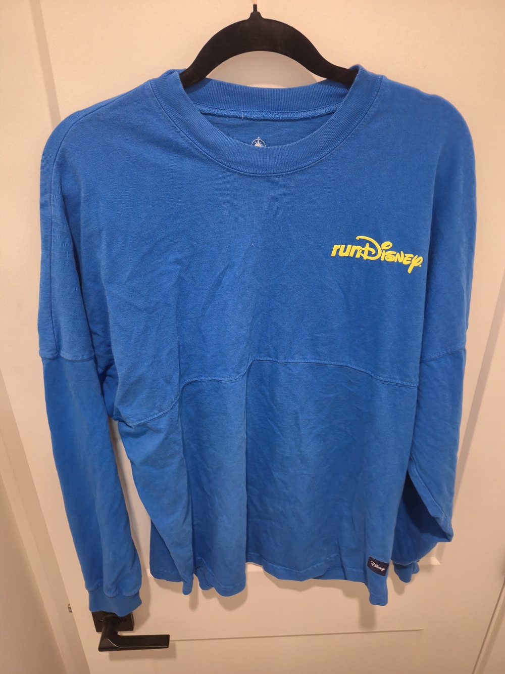 Disney Blue RunDisney Long Sleeve Crewneck Shirt
